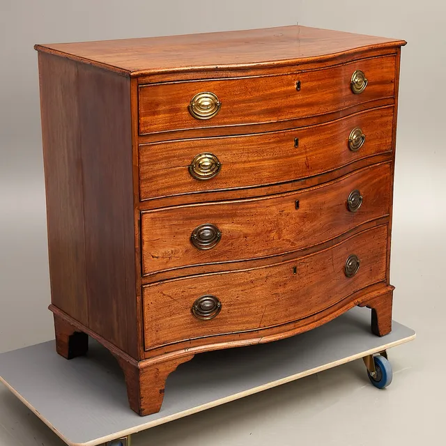 BYRÅ, 1800-tal, empire, mahogny.