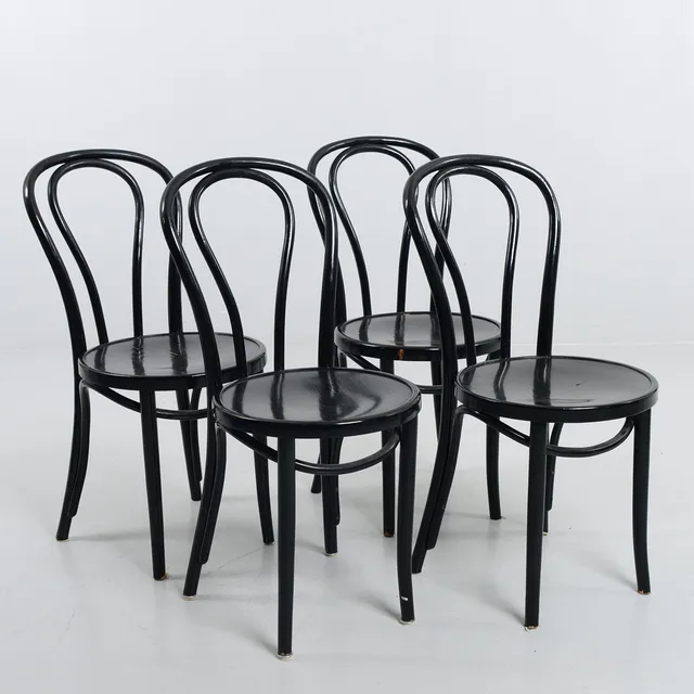 GILLIS LUNDGREN. Stolar, 4 st, "Öglan", IKEA.
