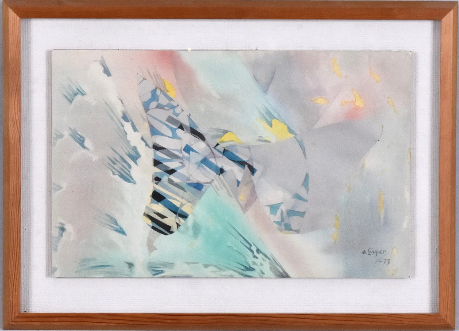 OLLE LISPER. Akvarell. — Paintings — Halmstads Auktionskammare