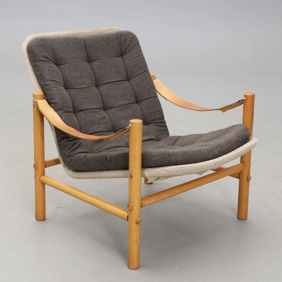 BROR BOIJE. FÅTÖLJ, "Junker", DUX. — Armchairs & Chairs — Crafoord Auktioner Malmö