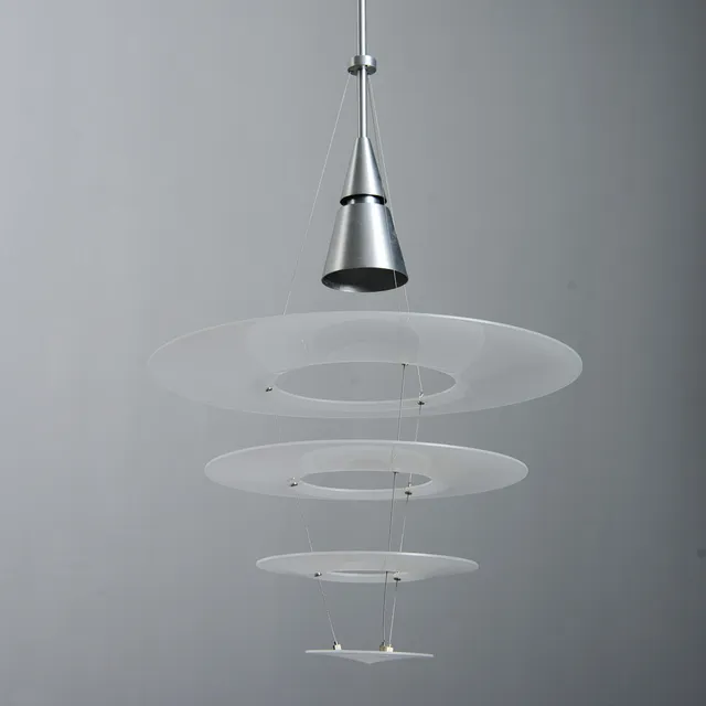 SHOICHI UCHIYAMA. "Enigma", taklampa, för Louis Poulsen, Danmark, 2000-tal.