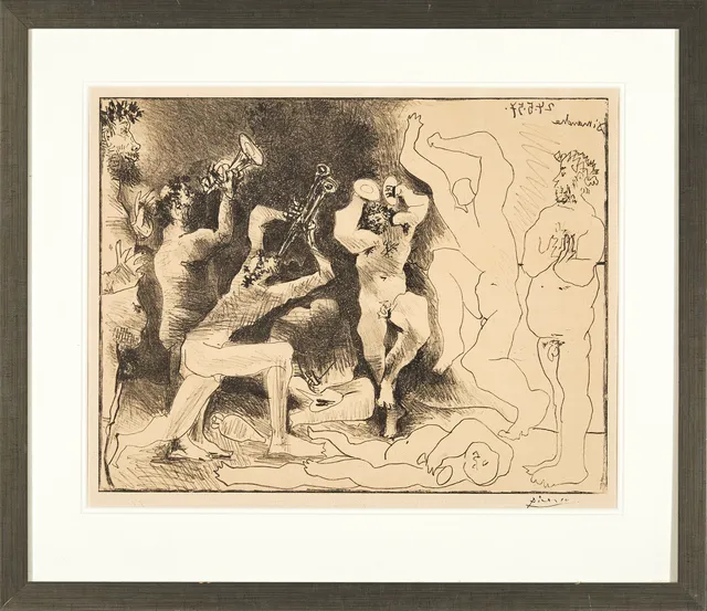Picasso, Pablo — "La Danse des Faunes" 1957