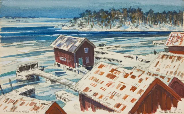 ROLAND SVENSSON. "Sandhamnshålet".