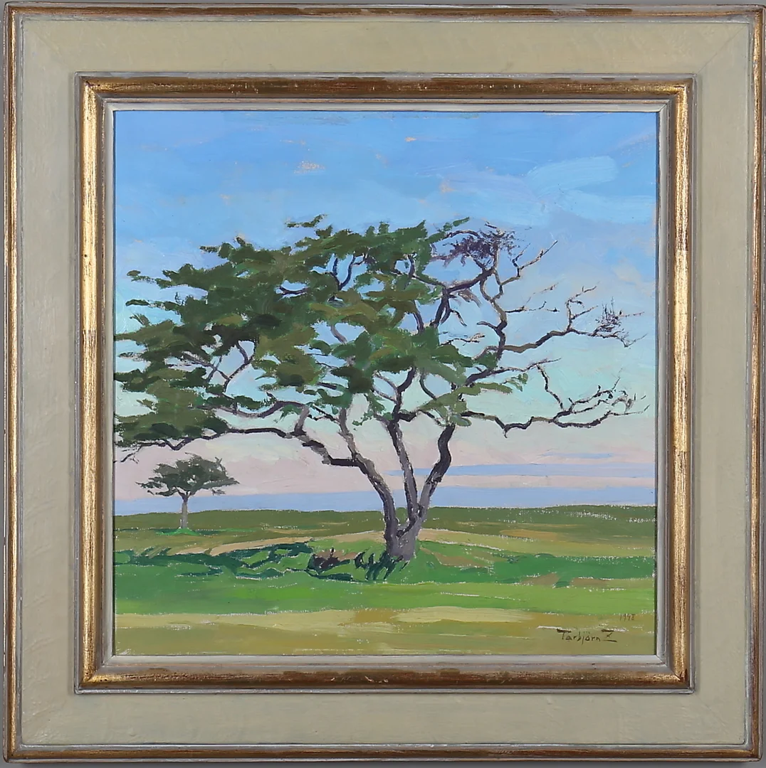 TORBJÖRN ZETTERHOLM. Träd, olja på duk, signerad. — Paintings — Gomér & Andersson Norrköping