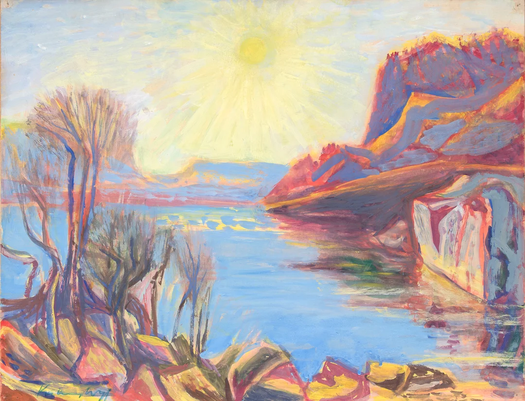 Krauskopf, Bruno — Kystlandskap — Kunst/Maleri — Blomqvist