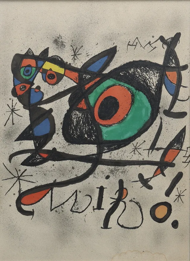 TRYCK, efter Joan Miro.