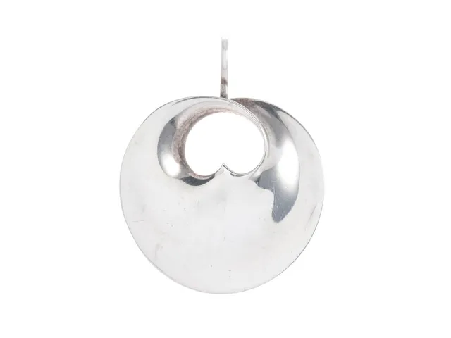 GEORG JENSEN, hänge, Hidden Heart, sterlingsilver, Torun Bülow-Hübe, höjd 29 mm, vikt 3,1 g, originaletui.
