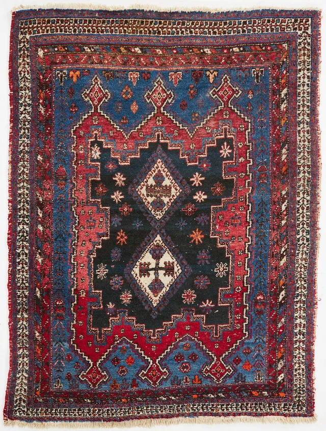 ORIENTMATTA. Afshar, semiantik/old, ca 172x130 cm.