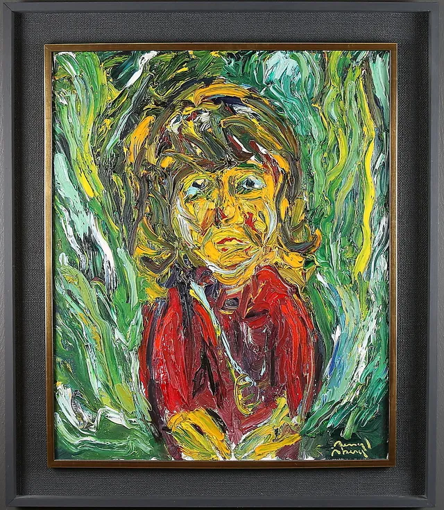 BENGT ÅBERG. Olja på duk, signerad.