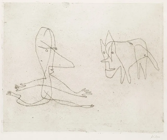 Paul Klee, "Was läuft er?".