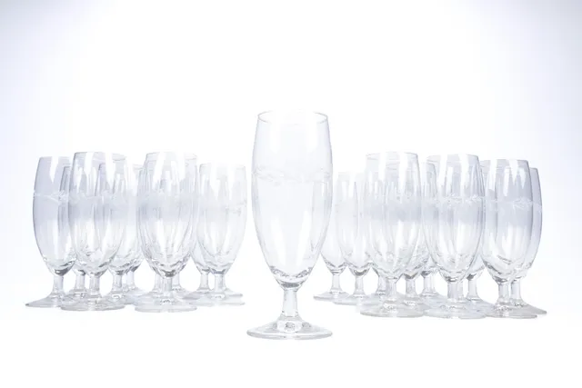 Mads Stage. 'Hunting set' beer glass. (29)
