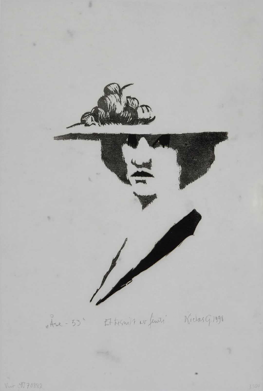 Gulbrandsen, Niclas — "Åse-53" 1998 — Kunst/Grafikk — Blomqvist