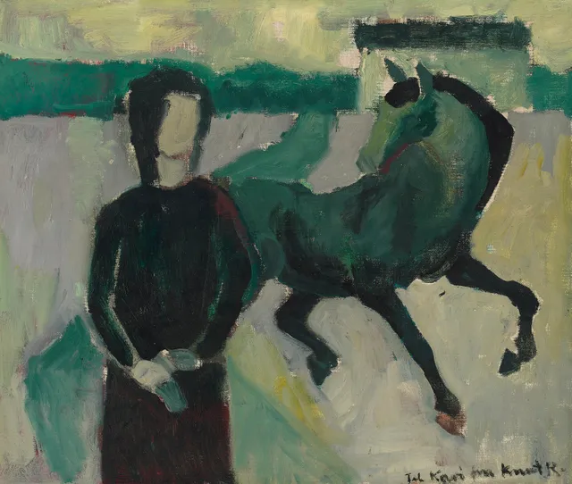 Rose, Knut — Kvinne og hest