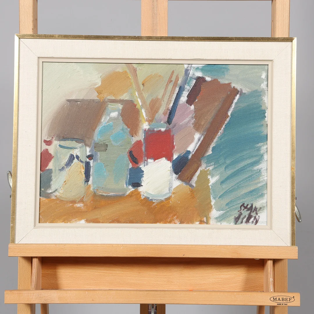 GÖSTA STAWÅSEN. OLJA PÅ DUK, signerad. — Paintings — Borås Auktionshall