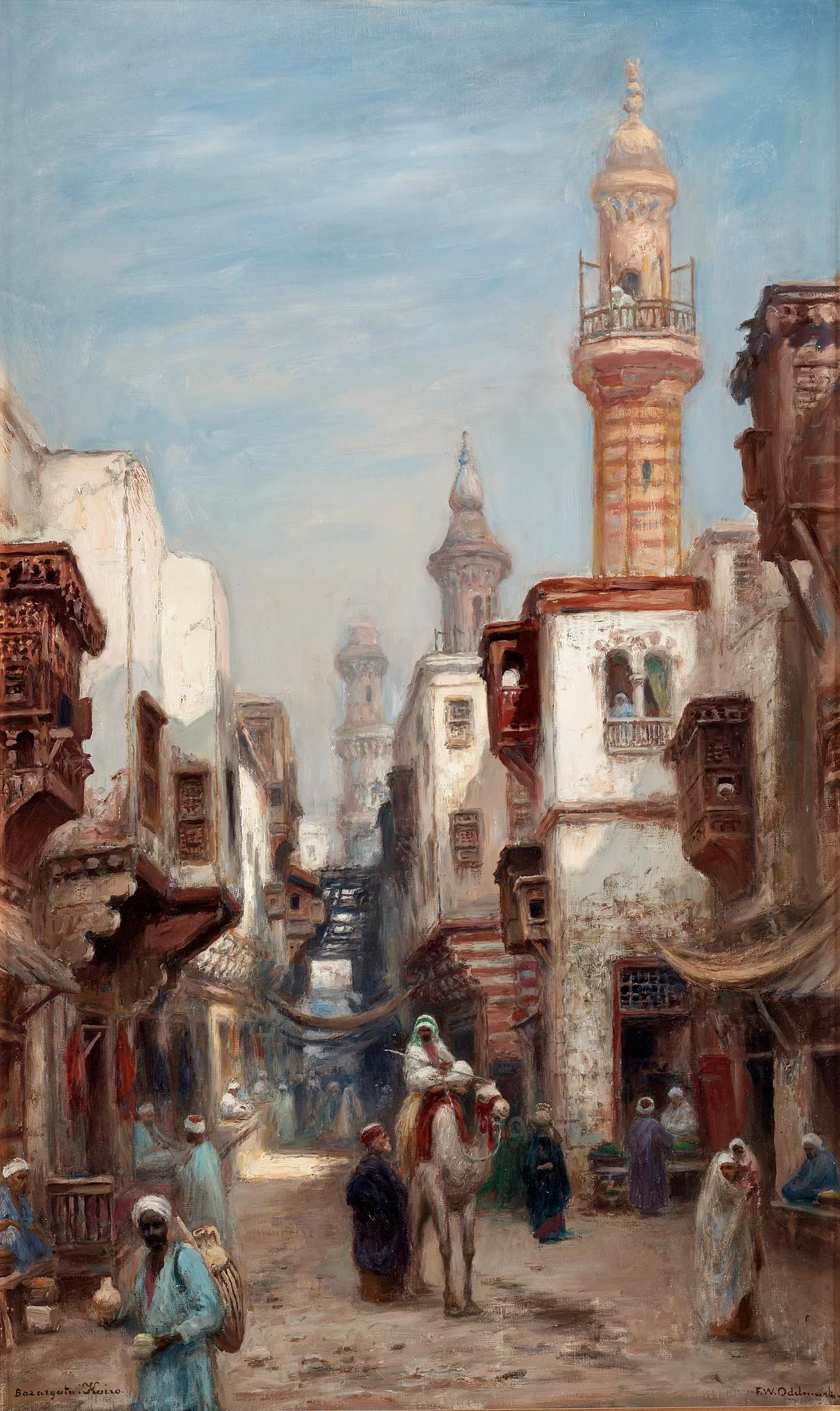Frans Wilhelm Odelmark, "Bazargata i Kairo". — Bukowskis