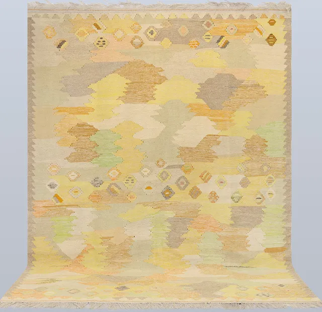 ORIENTMATTA, kelim, handvävd, klassisk design, ull på ullvarp, ca 236x180 cm.