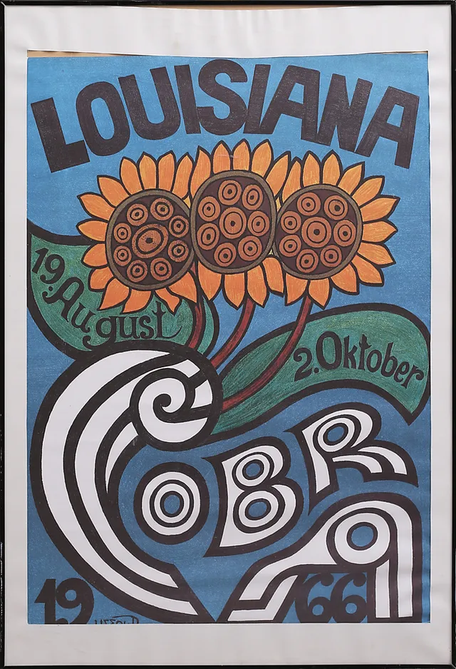 AFFISCH, Louisiana, Cobra 20 oktober 1966, offsettryck. osignerad.