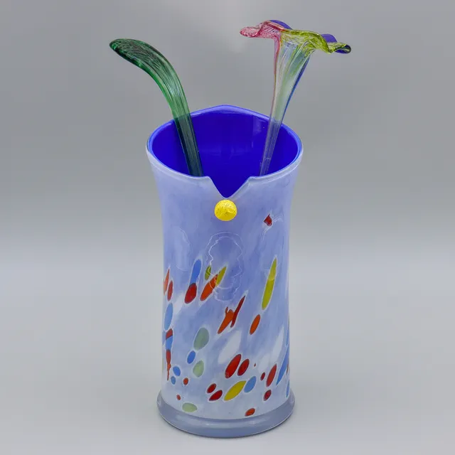 ARDY STRÜWER. VAS, JOHANSFORS SAMT BLOMMA & BLAD I GLAS.