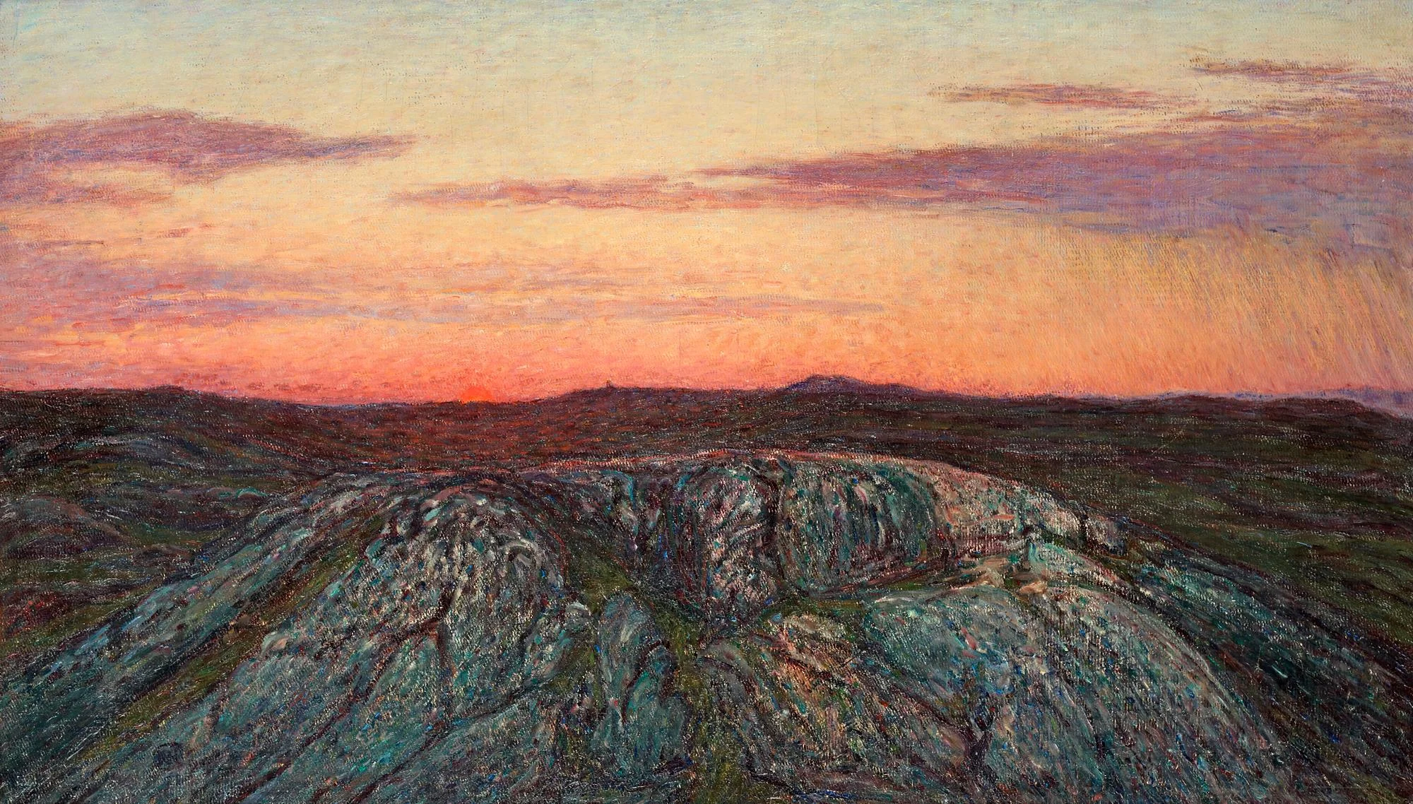 Karl Nordström, "Skymning Hallandskusten". — Bukowskis
