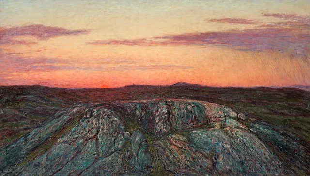 Karl Nordström, "Skymning Hallandskusten".