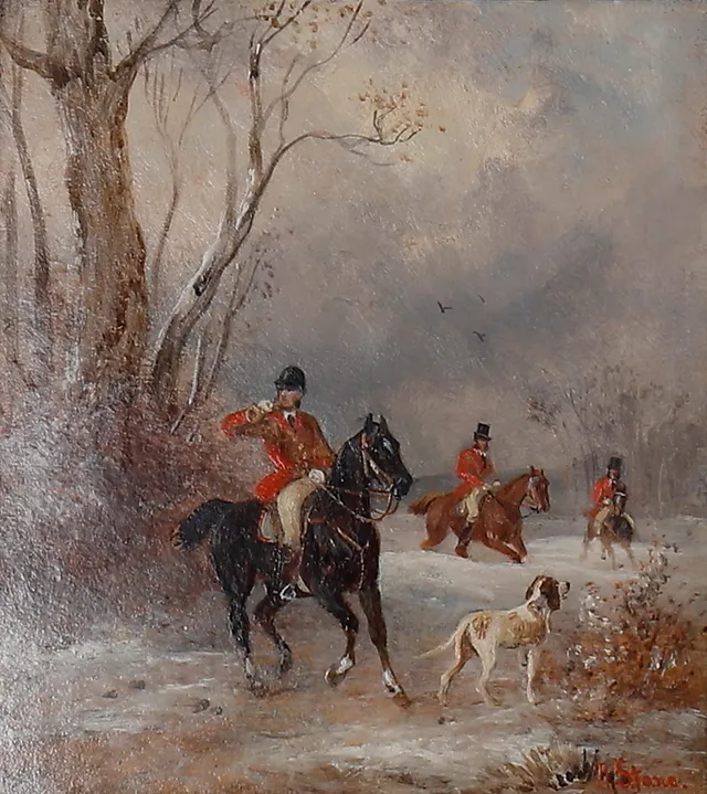RUDOLF STONE (BRITISH 19TH CENTURY). Tally Ho !