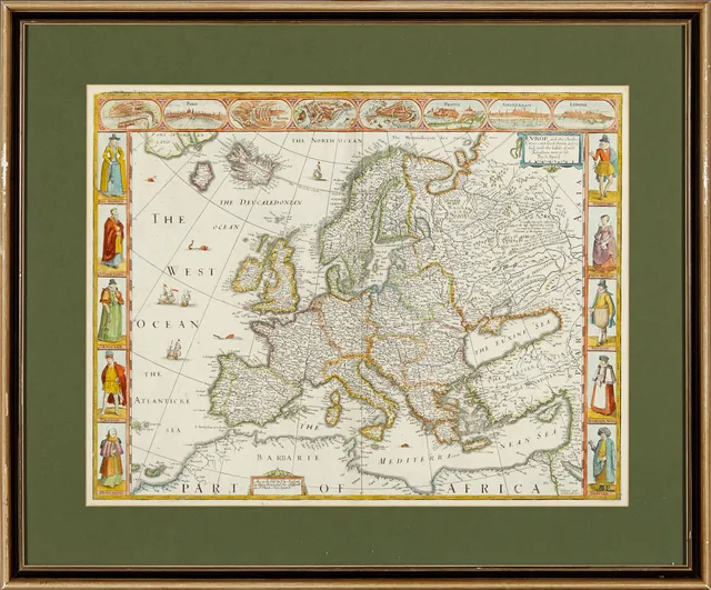 Speed, John — "Europ, and the cheife Cities contained therin" 1626