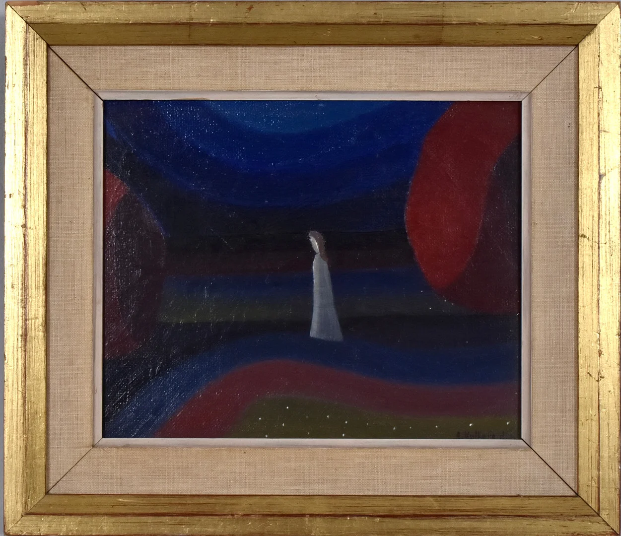 ERIK KYLBERG. Olja på pannå. — Paintings — Halmstads Auktionskammare