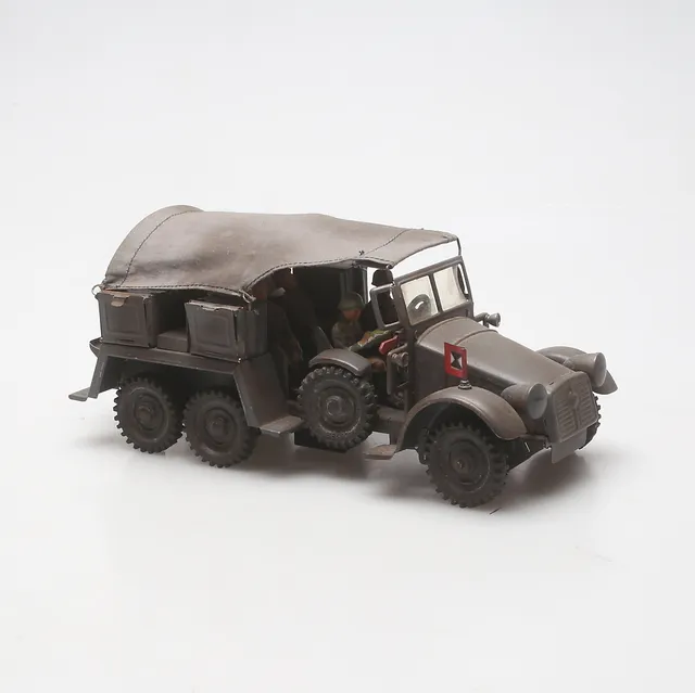 MILITÄRFORDON, plåt, Hausser, Tyskland, 1930/40-tal.
