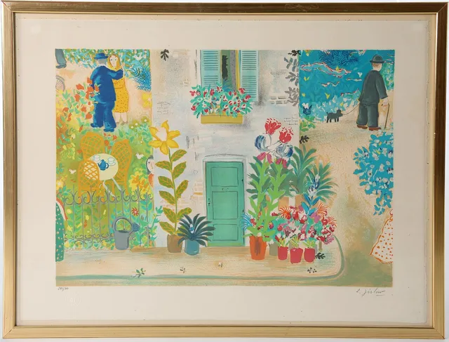 LENNART JIRLOW. 1936-2020. Färglitografi, signerad.