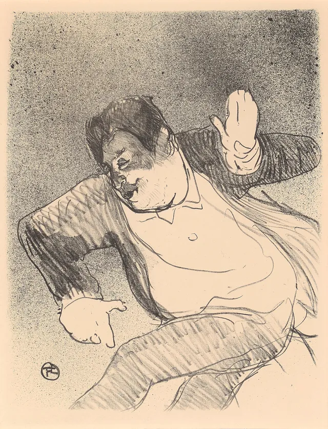 Toulouse-Lautrec, Henri de — "Cadieux, Petite Casino" 1893