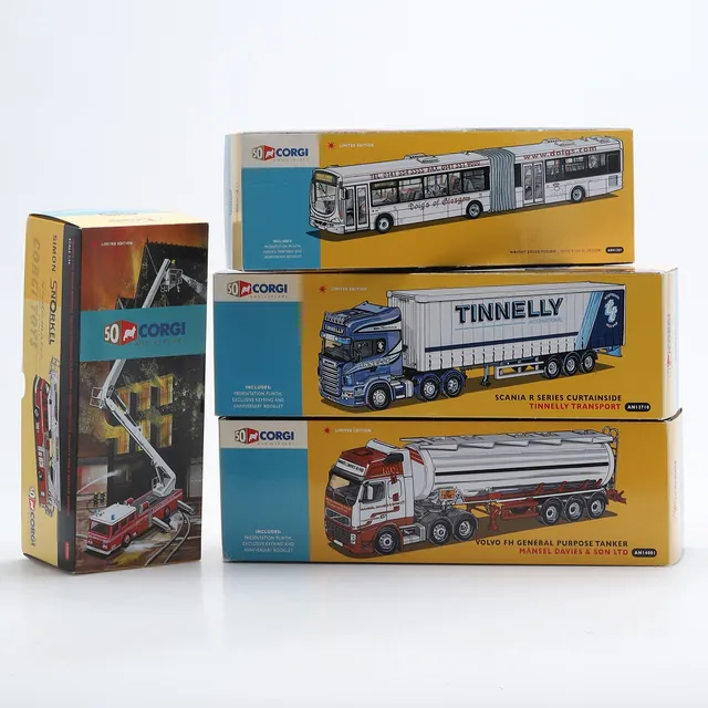 MODELLBILAR, 4 st, Corgi 50th Anniversary Limited Edition.