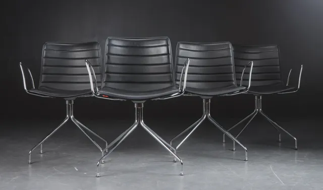 Lievore Altherr Molina. Four chairs model Catifa (4)