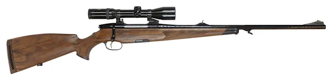 KULGEVÄR, fabrikat Mannlicher, modell Luxus, kaliber 6,5x55, tillv.nr 228656, se-nr SE0139718.