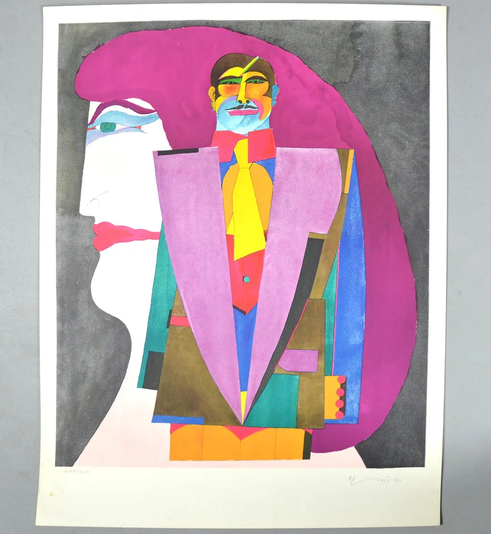 RICHARD LINDNER. PORTRAIT NO.2. — Engravings & Prints — Colombos