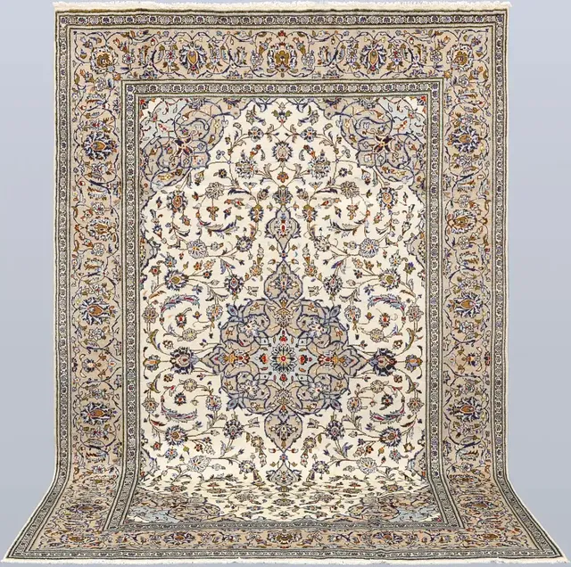 ORIENTMATTA. Ljus Keshan, 300 x197 cm.