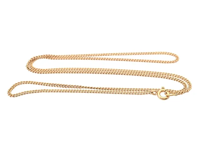 HALSKEDJA, 18K guld, pansarlänk, längd 48 cm, vikt 5,8 g.