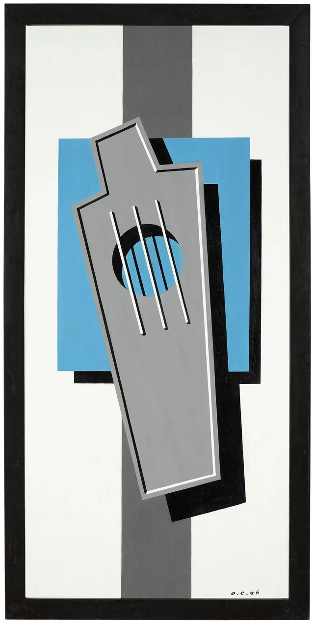 Otto G Carlsund, "Komposition med musikinstrument".