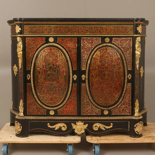 SKÅP, Boulle-teknik, Napoleon III, Frankrike, 1800-tal.