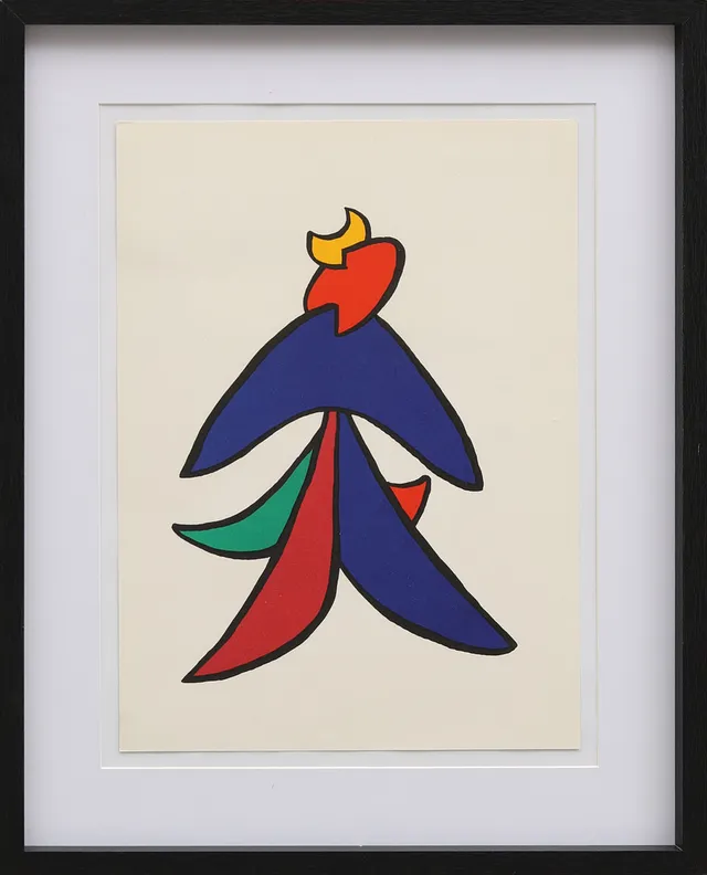 ALEXANDER CALDER. Originallitografi ur Derrière le Miroir nr 141 1963.