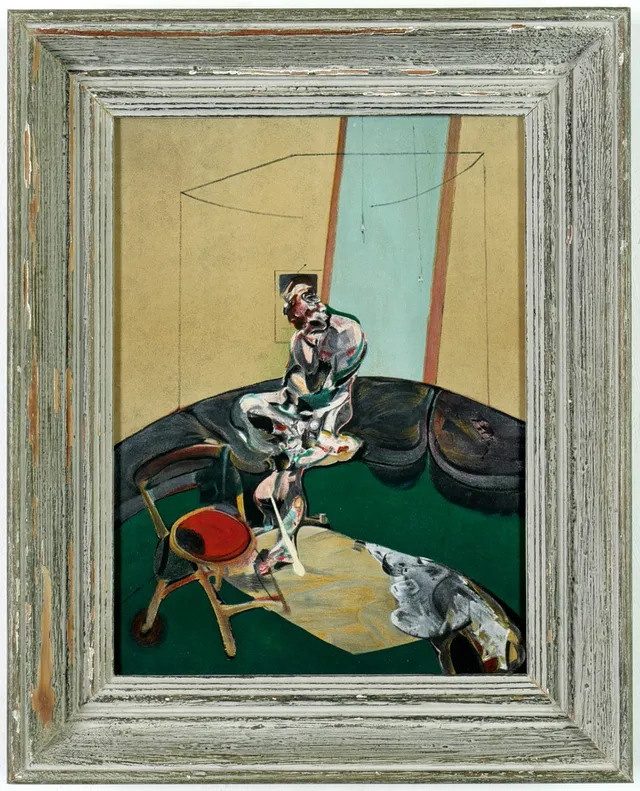 FRANCIS BACON. PORTRAIT OF GEORGE DYER STARING AT BLIND.