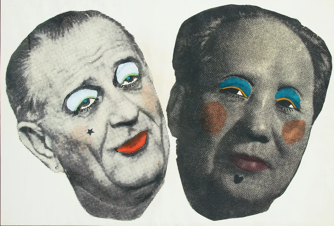 JIM DINE. ”Drag--Johnson and Mao”. — Engravings & Prints — Uppsala Auktionskammare