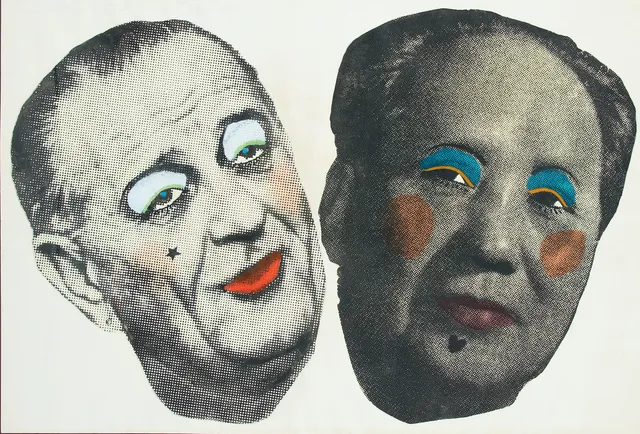 JIM DINE. ”Drag--Johnson and Mao”.