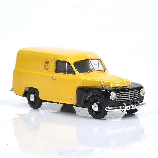 MODELLBIL, Postbil - Volvo PV 445, 1954, numrerad 21/100, André Models. Skala 1:43.