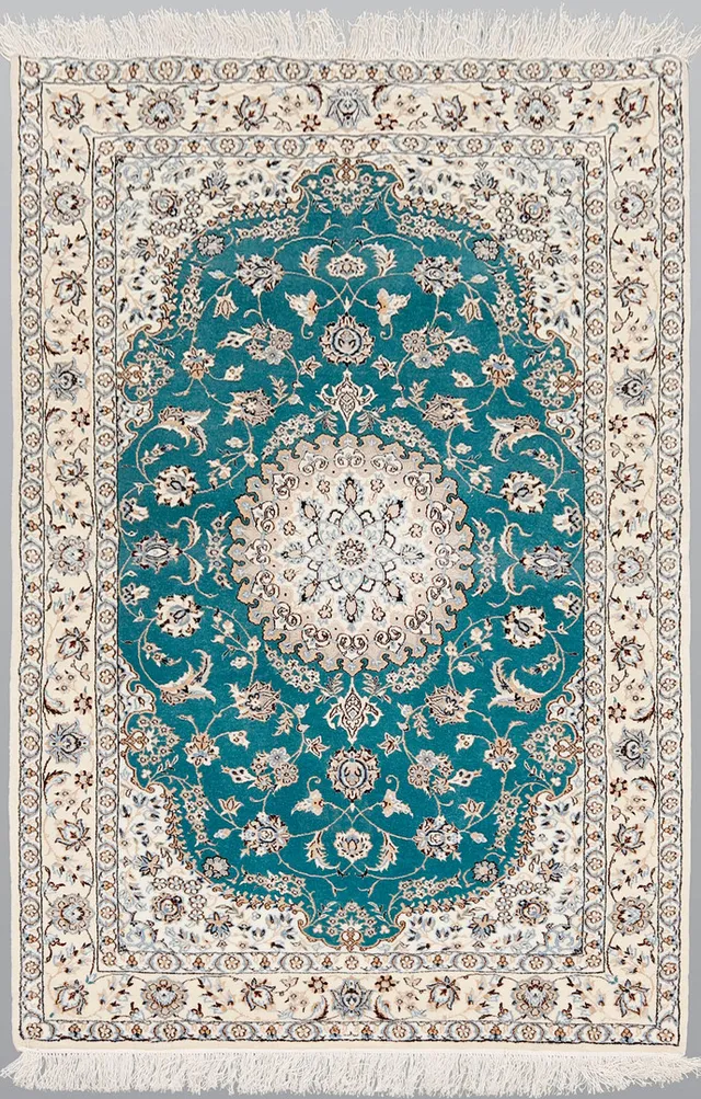 ORIENTMATTA, Nain, part silk, s.k 6 LAA ca 800.000 knutar/kvm, ca 164 x 110 cm.