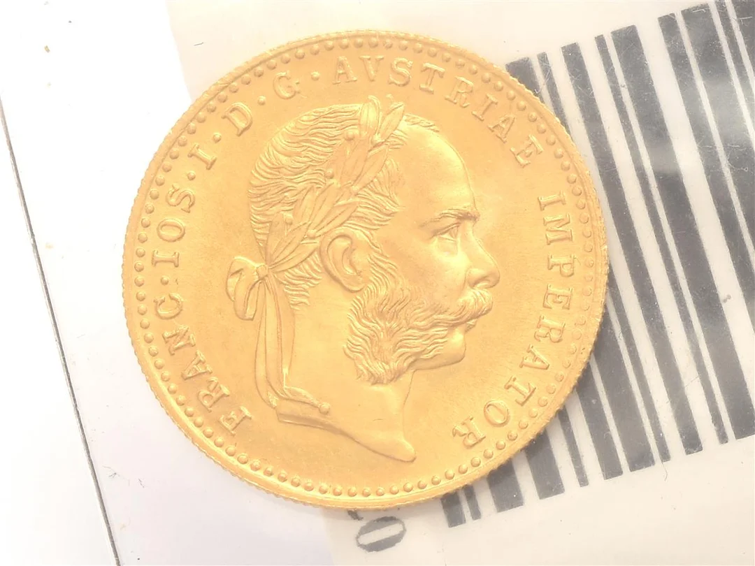 Mynt, 23,6K guld, ducat (1), Österrike-Ungern, Frans Josef I, 1915, Ø20 mm, 3,5g — Mynt/Övrigt — Kaplans