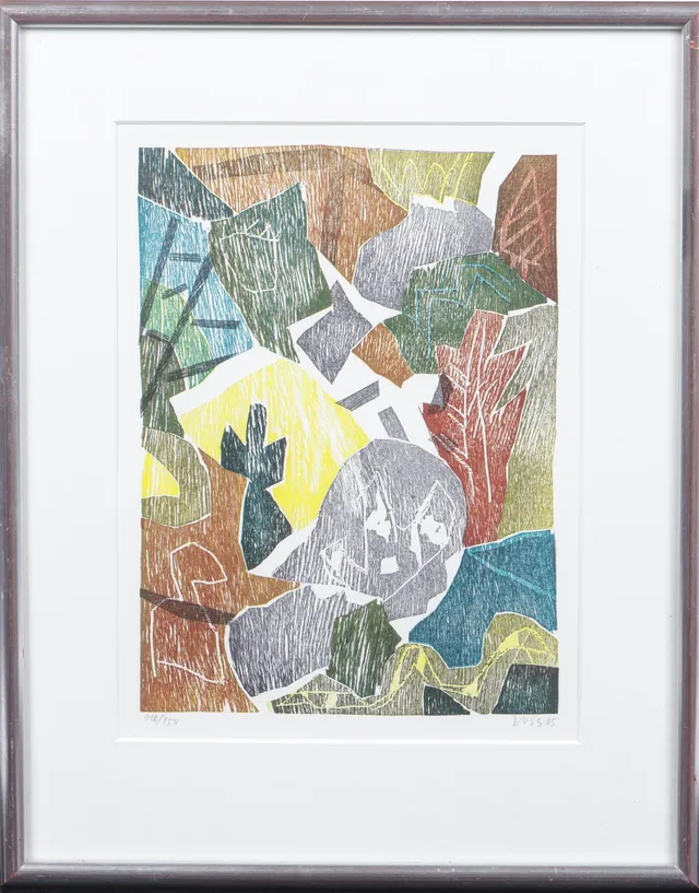 Jan Voss. Woodcut