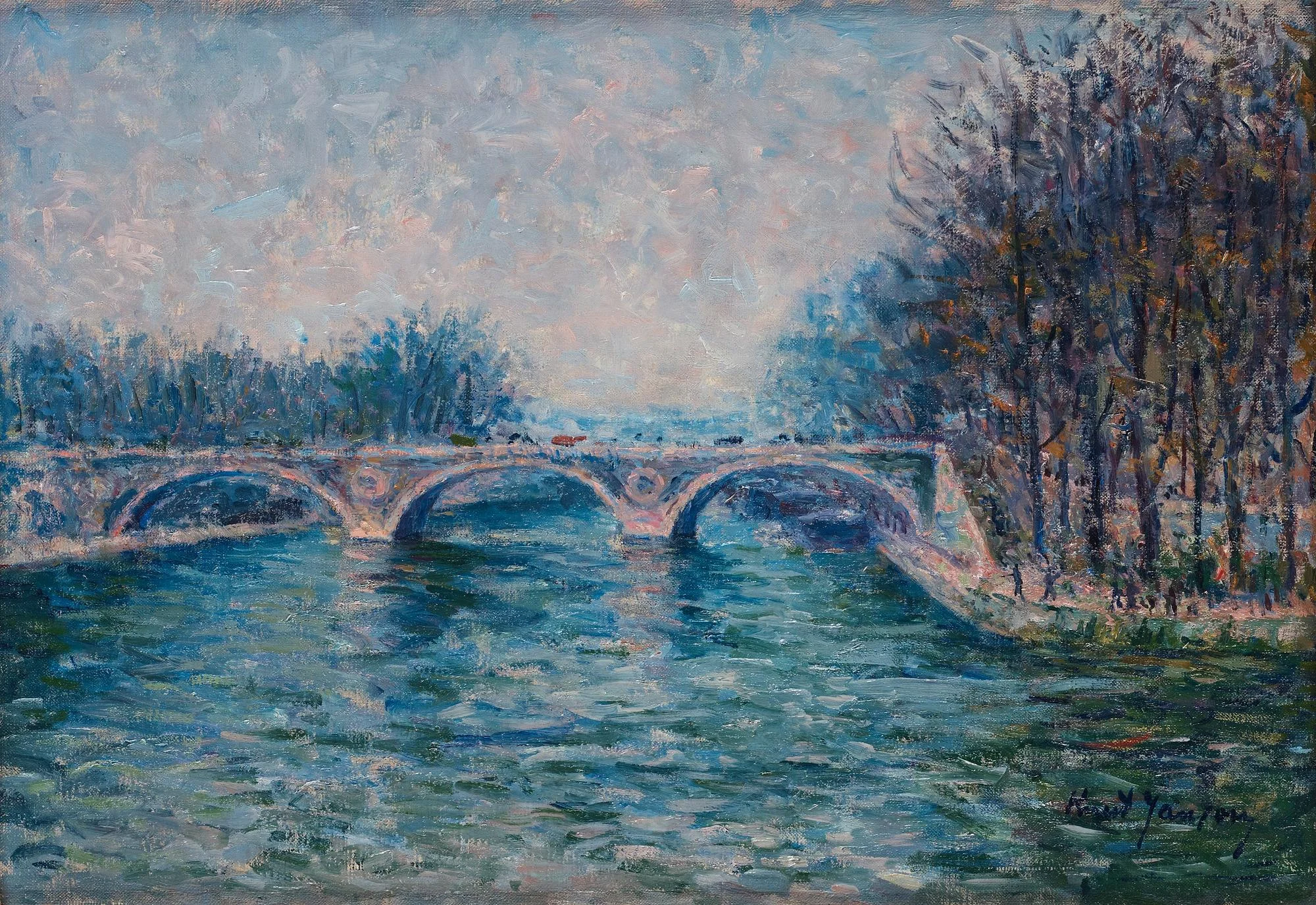 Knut Janson, "Pont St Louis Philippe (Paris)". — Bukowskis