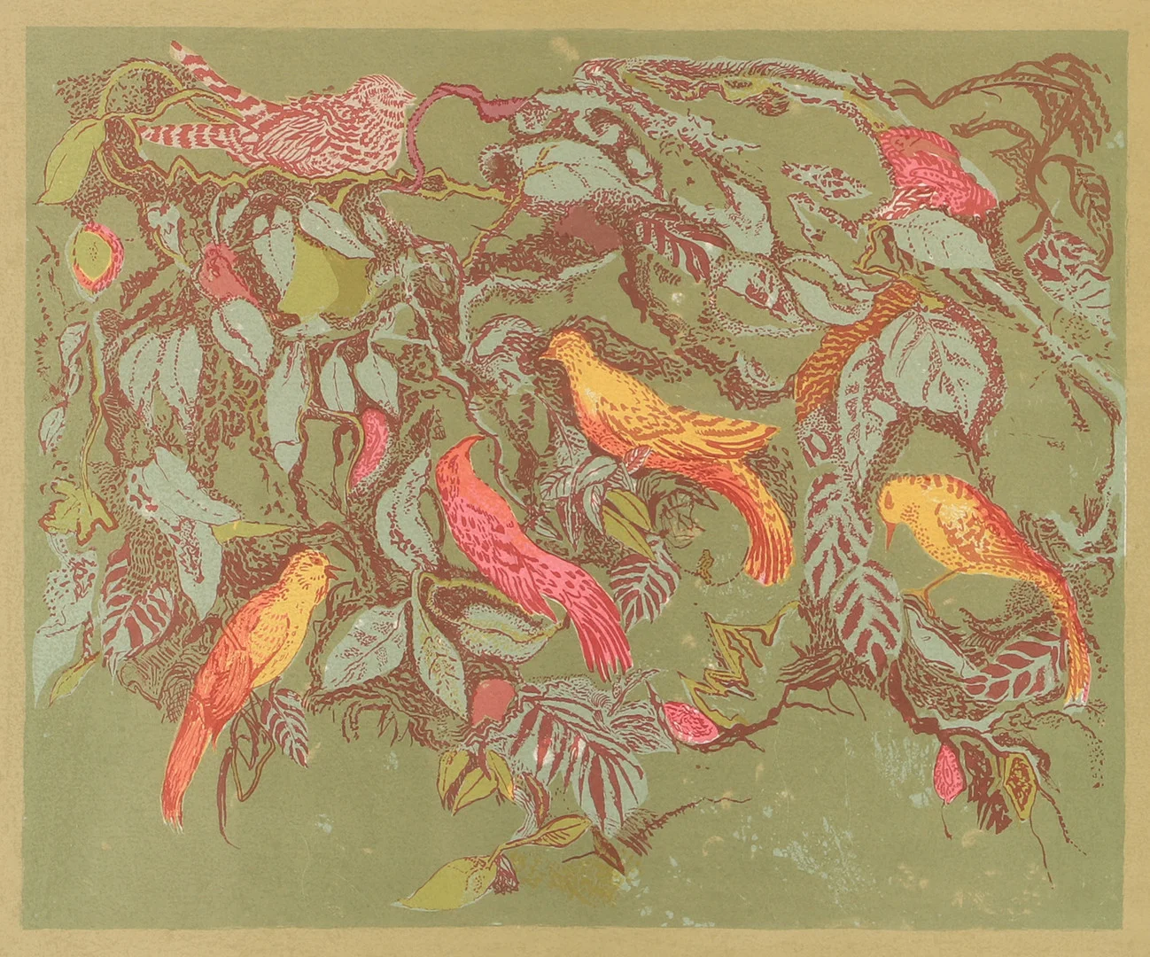 ANITA NILSSON. Fåglar, färglitografi signerad -85. — Engravings & Prints — Helsingborgs Auktionskammare