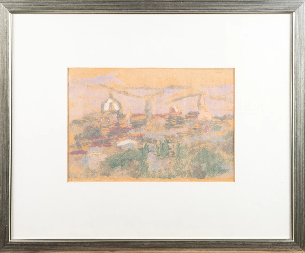 ELLEN THESLEFF. "Florens", signerad samt märkt Florens, färgträsnitt. — Engravings & Prints — Stockholms Auktionsverk Helsinki