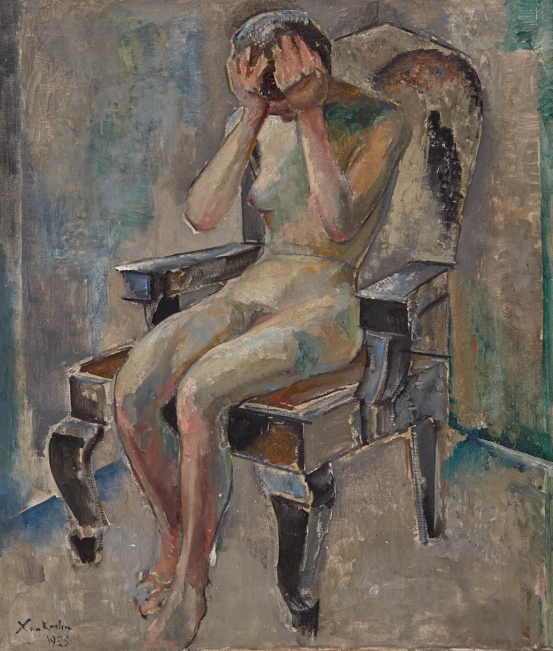 Krohn, Xan — Kvinneakt — Kunst/Maleri — Blomqvist